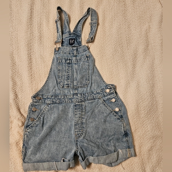 GAP Denim - Light Wash Denim Overalls